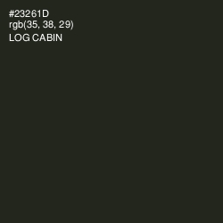 #23261D - Log Cabin Color Image